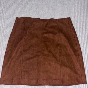Abercrombie and Fitch Suede Skirt